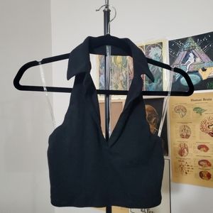 BP. Polo Crop Halter Top